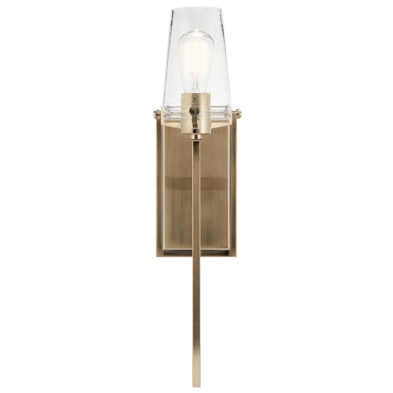 Kichler 45295CPZ Alton One Light Wall Sconce, Champagne Bronze