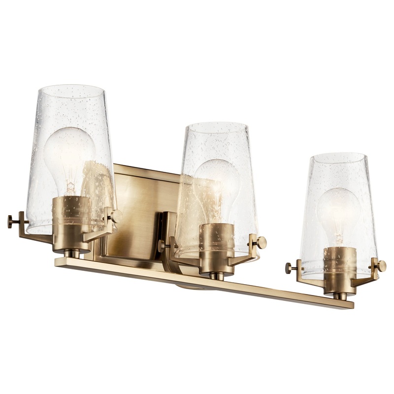 Kichler 45297CPZ Alton Three Light Bath, Champagne Bronze