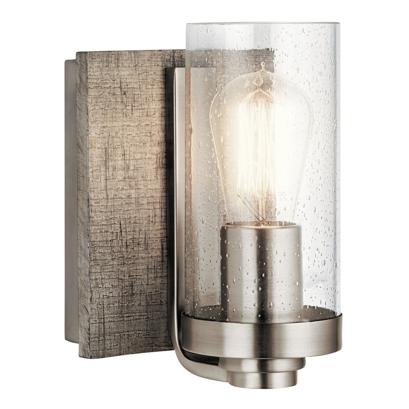 Kichler 45926CLP Dalwood One Light Wall Sconce, Classic Pewter (Discontinued)