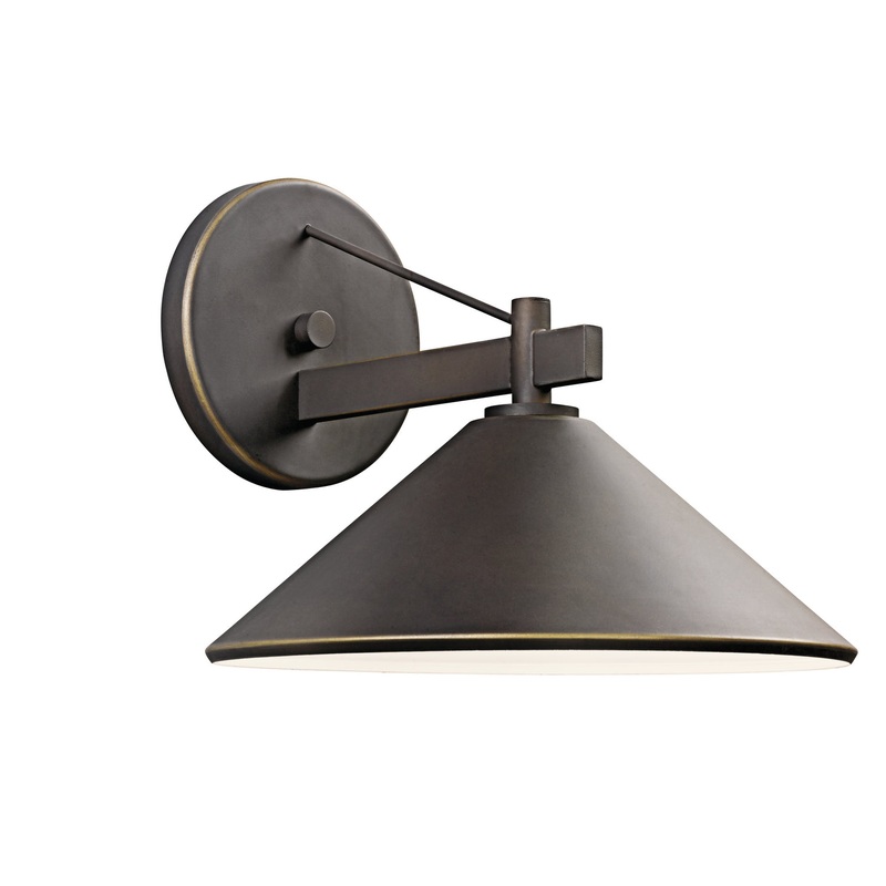 Kichler 49061OZ Ripley One Light Outdoor Wall Mount, Olde Bronze