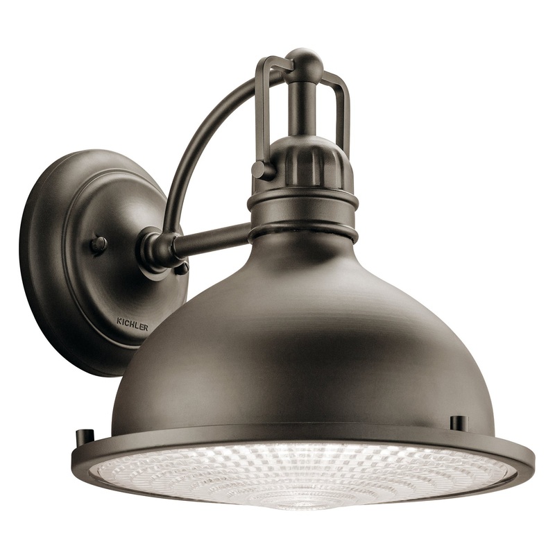 Kichler 49067OZLED Hatteras Bay LED Outdoor Wall Mount, Olde Bronze (Discontinued)