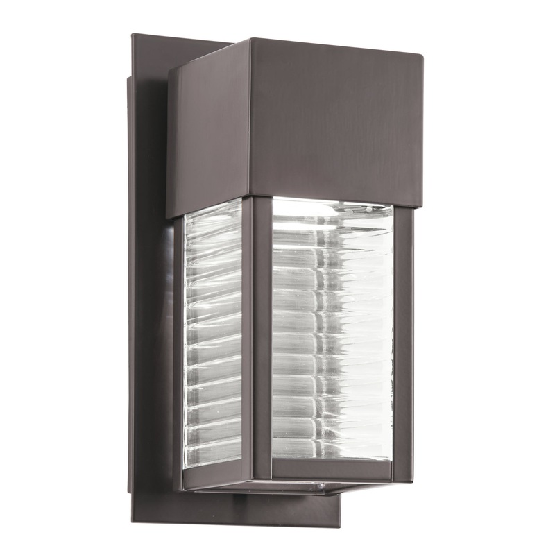 Kichler 49117AZLED Sorel LED Outdoor Wall Mount, Architectural Bronze (Discontinued)