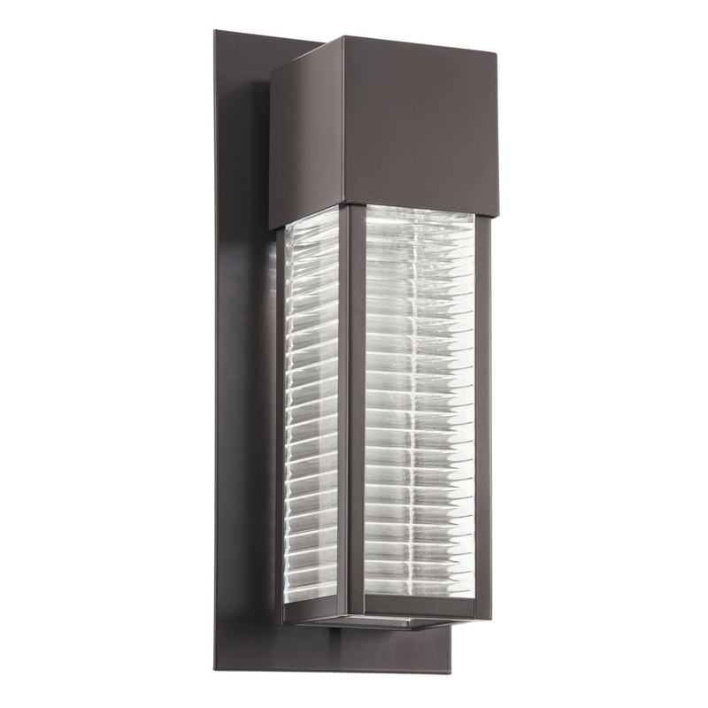 Kichler 49118AZLED Sorel LED Outdoor Wall Mount, Architectural Bronze (Discontinued)