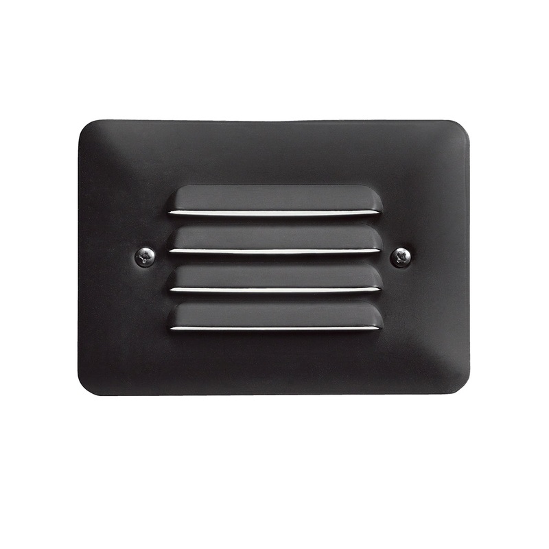 Kichler 15782BKT30R LED Deck Step Light, Textured Black