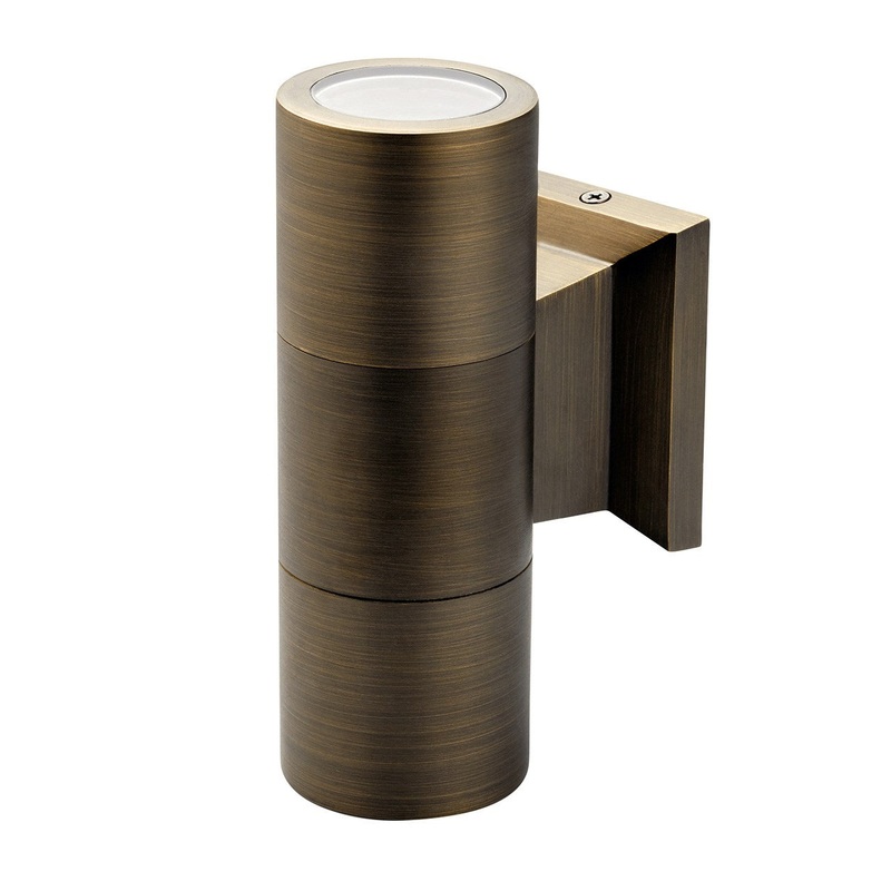 Kichler 15783CBR LED Retrofit Centennial Brass Two Light Wall Sconce, Centennial Brass