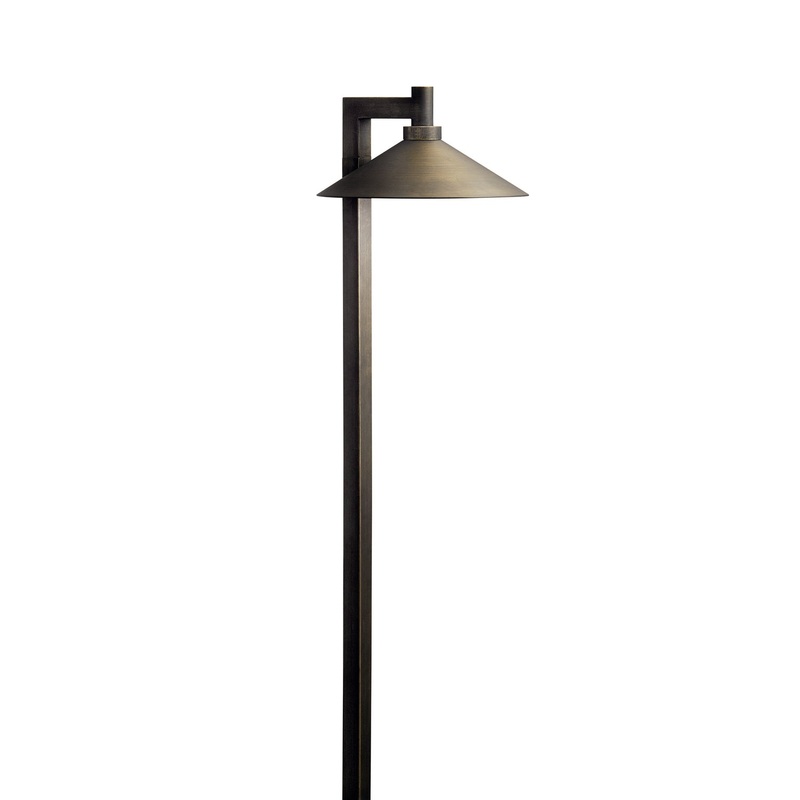 Kichler 15800CBR30 Cbr LED Integrated LED Path Light, Centennial Brass