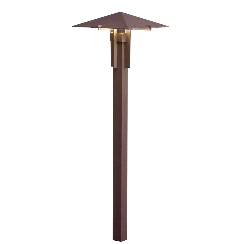 Kichler 15803AZT27R LED Pyramid Path, Textured Architectural Bronze