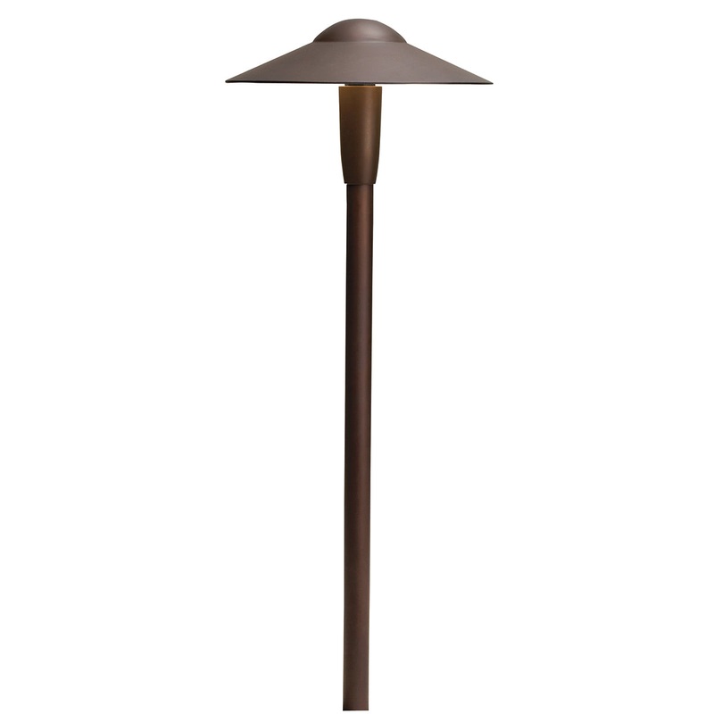 Kichler 15810AZT27R LED Path Light, Textured Architectural Bronze