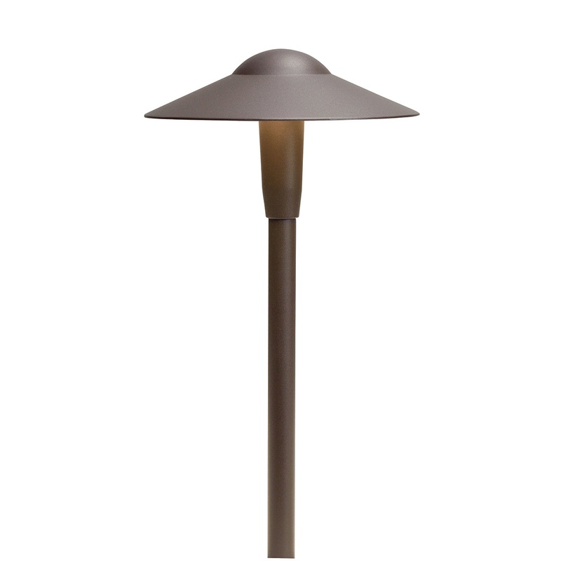 Kichler 15811AZT27R LED Path Light, Textured Architectural Bronze