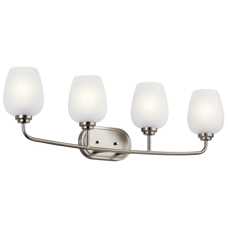 Kichler 45130NI Valserrano Four Light Bath, Brushed Nickel