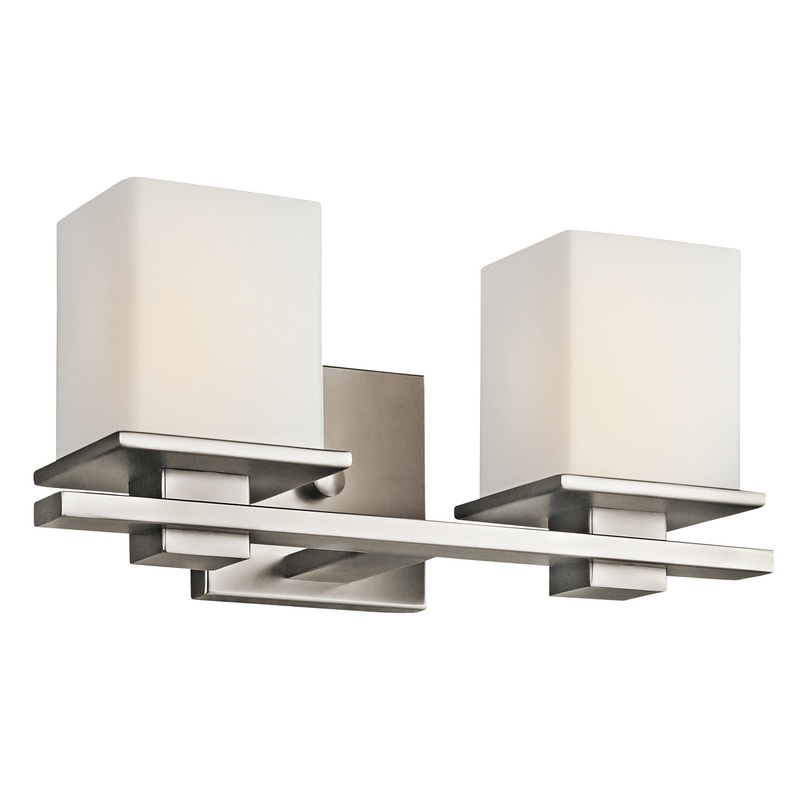 Kichler 45150AP Tully Two Light Bath, Antique Pewter