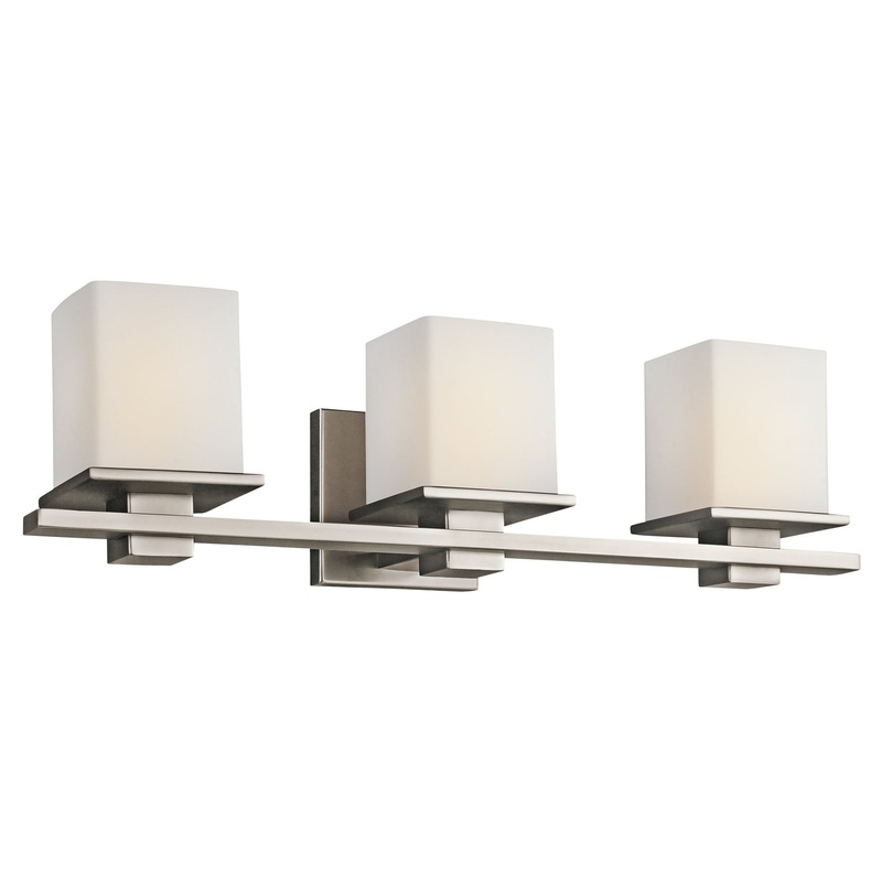 Kichler 45151AP Tully Three Light Bath, Antique Pewter