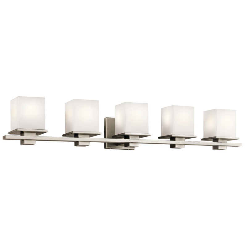 Kichler 45193AP Tully Five Light Bath, Antique Pewter