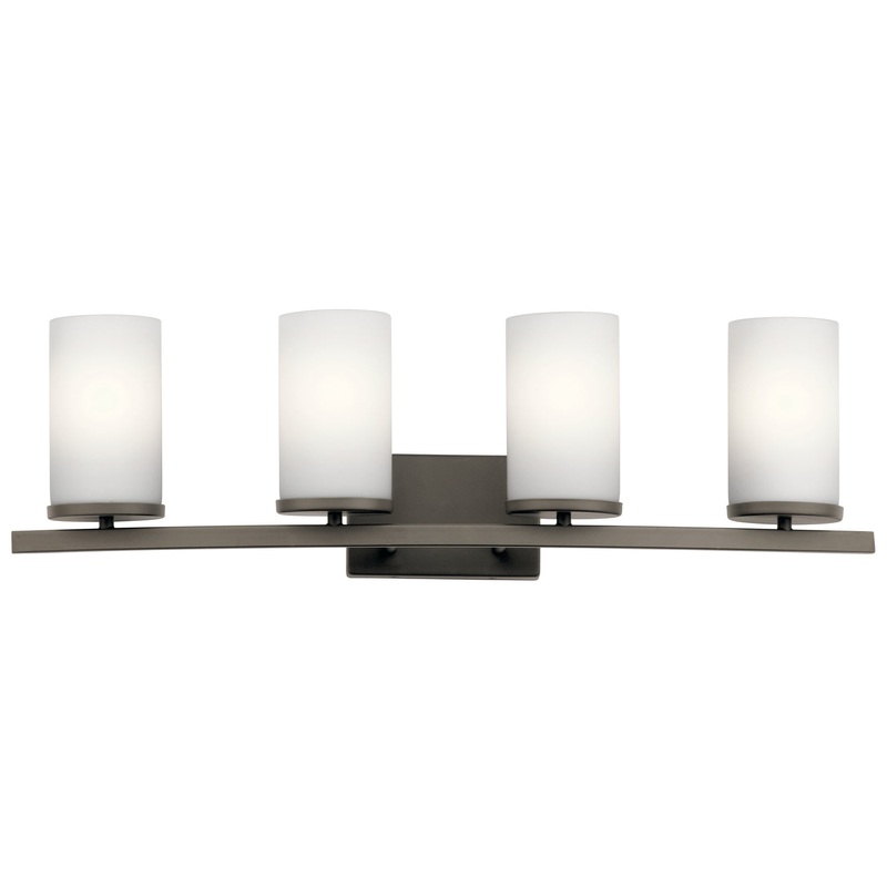 Kichler 45498OZ Crosby Four Light Bath, Olde Bronze