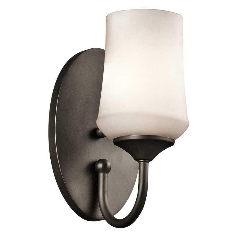 Kichler 45568OZL18 Aubrey LED Wall Sconce, Olde Bronze