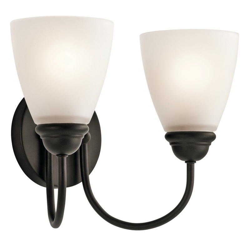 Kichler 45638OZ Jolie Two Light Bath, Olde Bronze