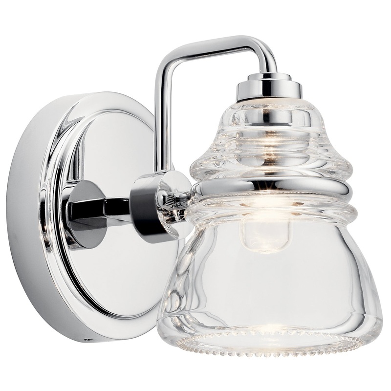 Kichler 45691CH Talland One Light Wall Sconce, Chrome (Discontinued)