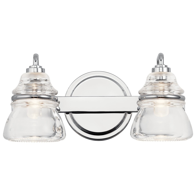 Kichler 45692CH Talland Two Light Bath, Chrome (Discontinued)