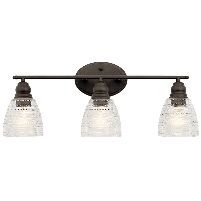 Kichler 45697OZ Karmarie Three Light Bath, Olde Bronze (Discontinued)