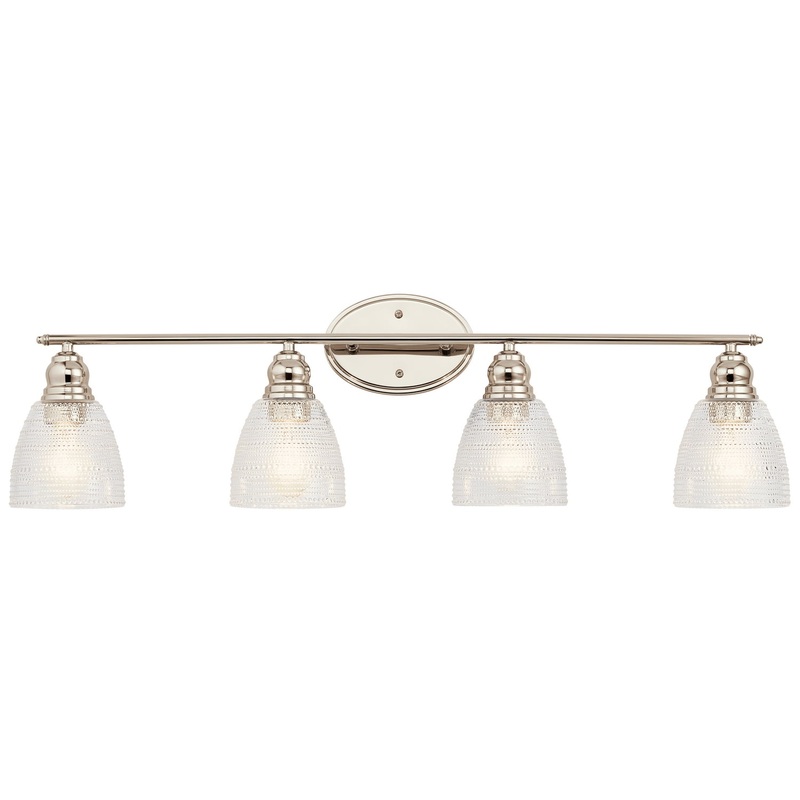 Kichler 45698PN Karmarie Four Light Bath, Polished Nickel