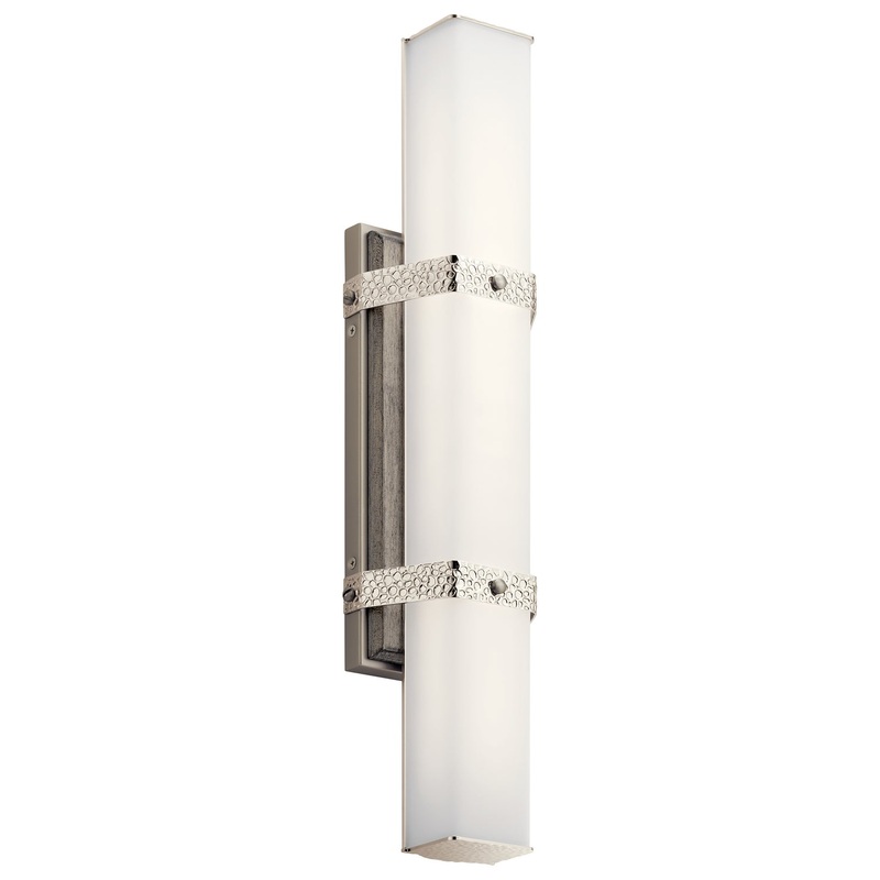 Kichler 45707PNLED Bisou LED Linear Bath, Polished Nickel (Discontinued)