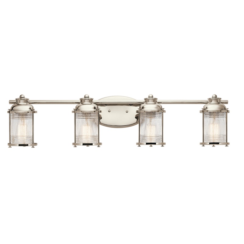 Kichler 45773PN Ashland Bay Four Light Bath, Polished Nickel