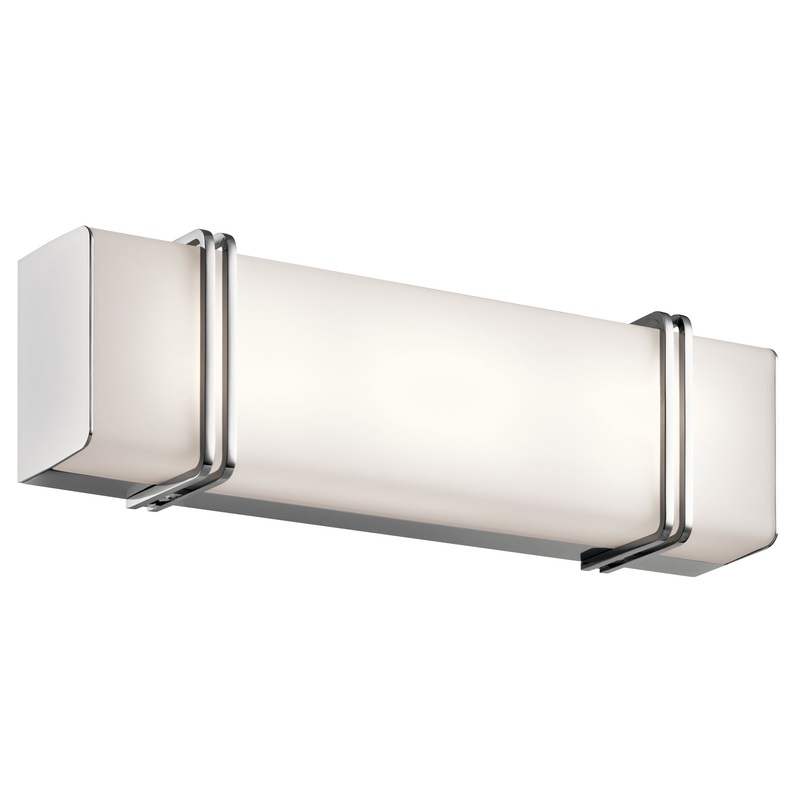 Kichler 45801CHLED Impello LED Linear Bath, Chrome