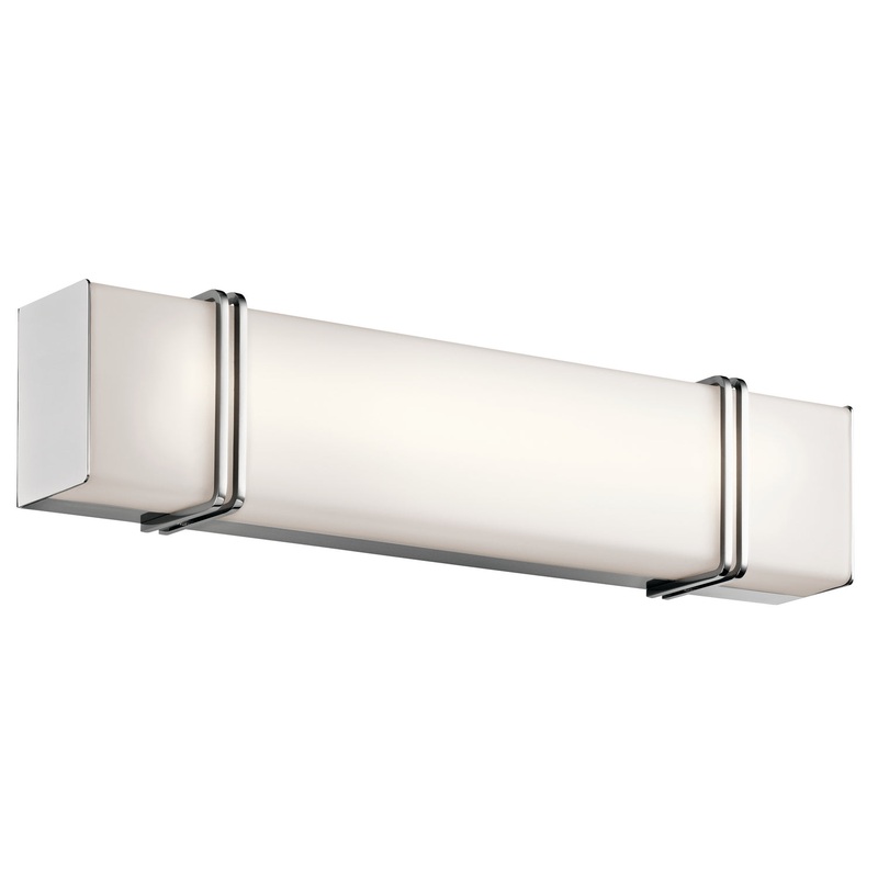 Kichler 45838CHLED Impello LED Linear Bath, Chrome