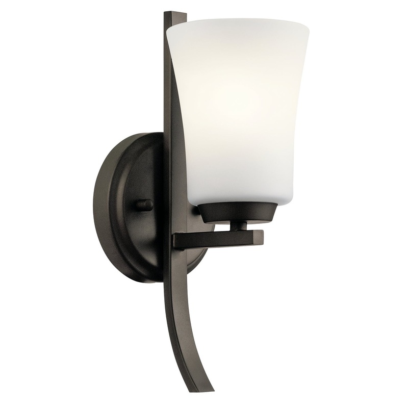 Kichler 45888OZ Tao One Light Wall Sconce, Olde Bronze (Discontinued)