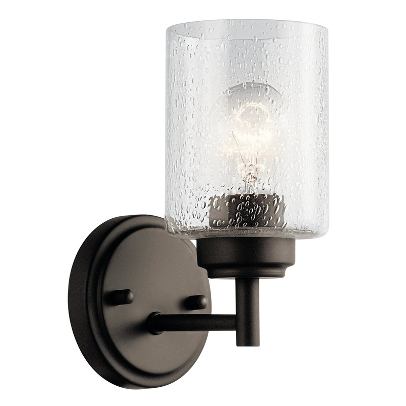Kichler 45910OZ Winslow One Light Wall Sconce, Olde Bronze
