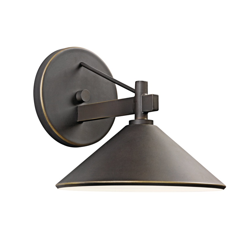 Kichler 49059OZ Ripley One Light Outdoor Wall Mount, Olde Bronze