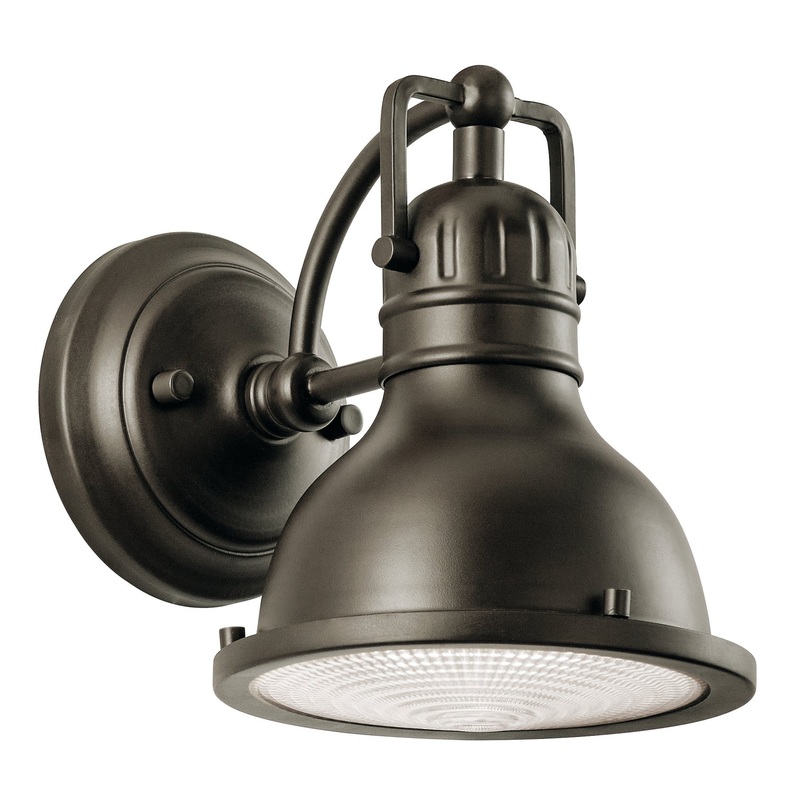 Kichler 49064OZ Hatteras Bay One Light Outdoor Wall Mount, Olde Bronze