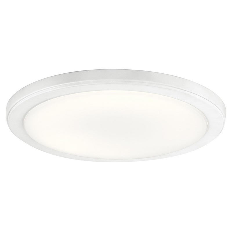Kichler 44248WHLED30 Zeo LED Flushmount, White