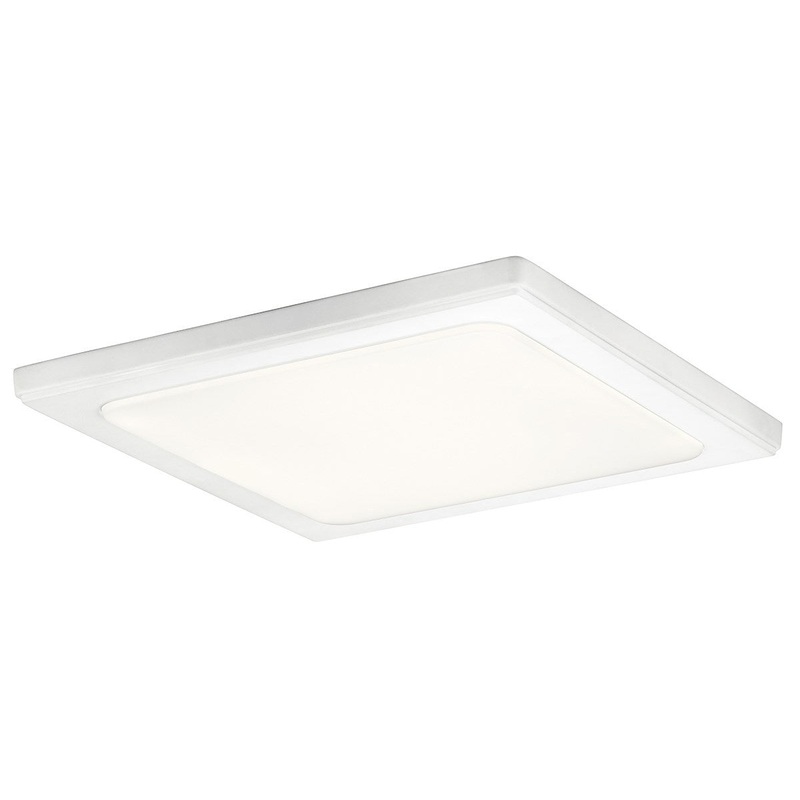 Kichler 44249WHLED30 Zeo LED Flushmount, White
