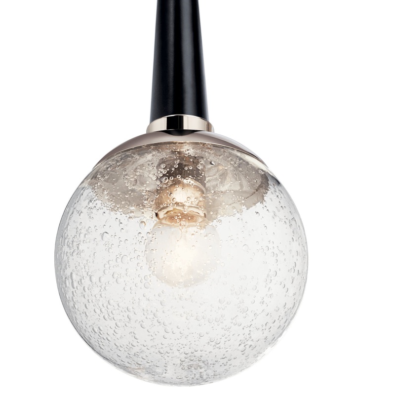 Kichler 44270PN Marilyn One Light Pendant, Polished Nickel (Discontinued)