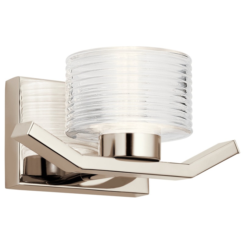 Kichler 44349PNLED Lasus LED Wall Sconce, Polished Nickel (Discontinued)