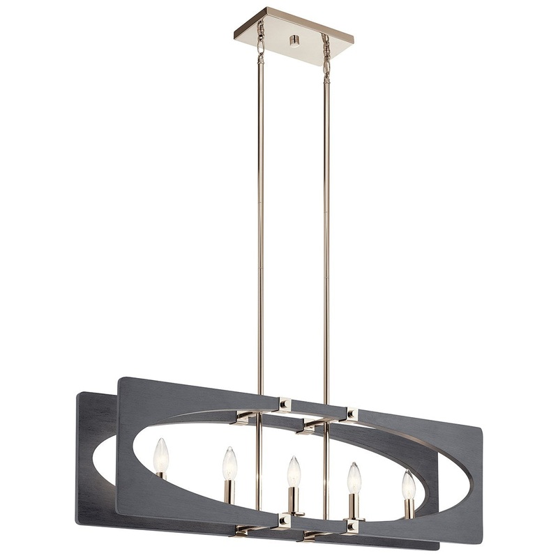 Kichler 44361DWG Alscar Five Light Chandelier, Driftwood Grey (Discontinued)