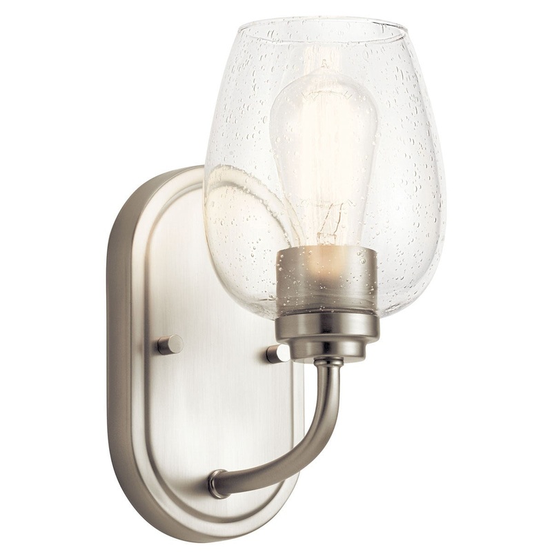 Kichler 44381NICS Valserrano One Light Wall Sconce, Brushed Nickel