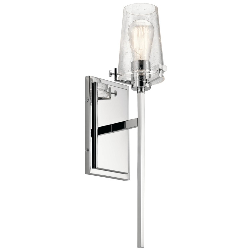 Kichler 45295CH Alton One Light Wall Sconce, Chrome