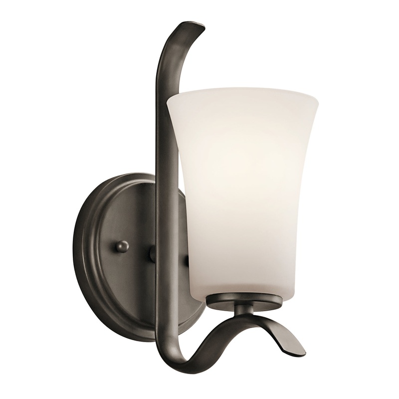 Kichler 45374OZ Armida One Light Wall Sconce, Olde Bronze