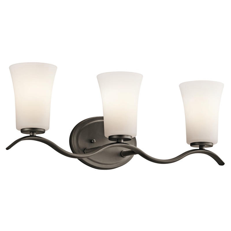 Kichler 45376OZ Armida Three Light Bath, Olde Bronze