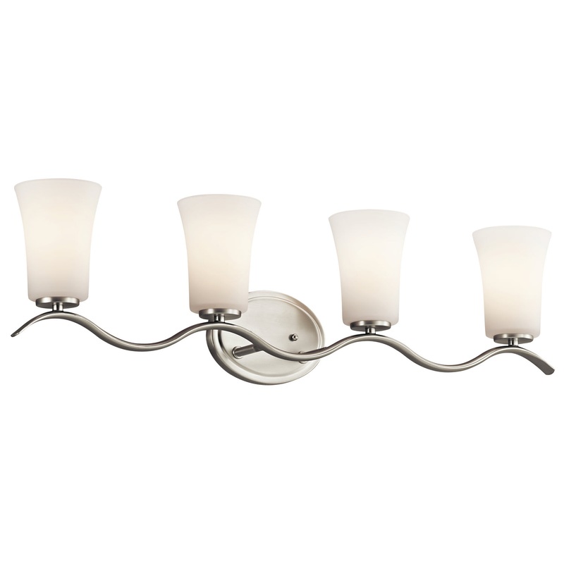 Kichler 45377NI Armida Four Light Bath, Brushed Nickel