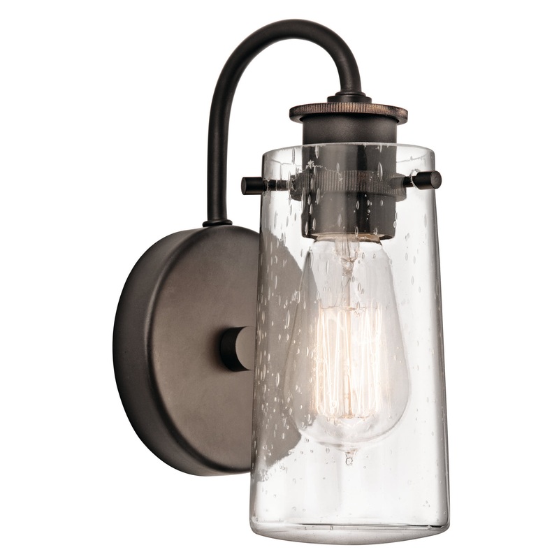 Kichler 45457OZ Braelyn One Light Wall Sconce, Olde Bronze