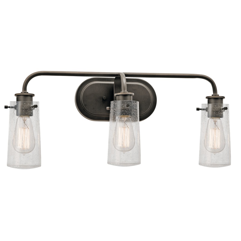 Kichler 45459OZ Braelyn Three Light Bath, Olde Bronze