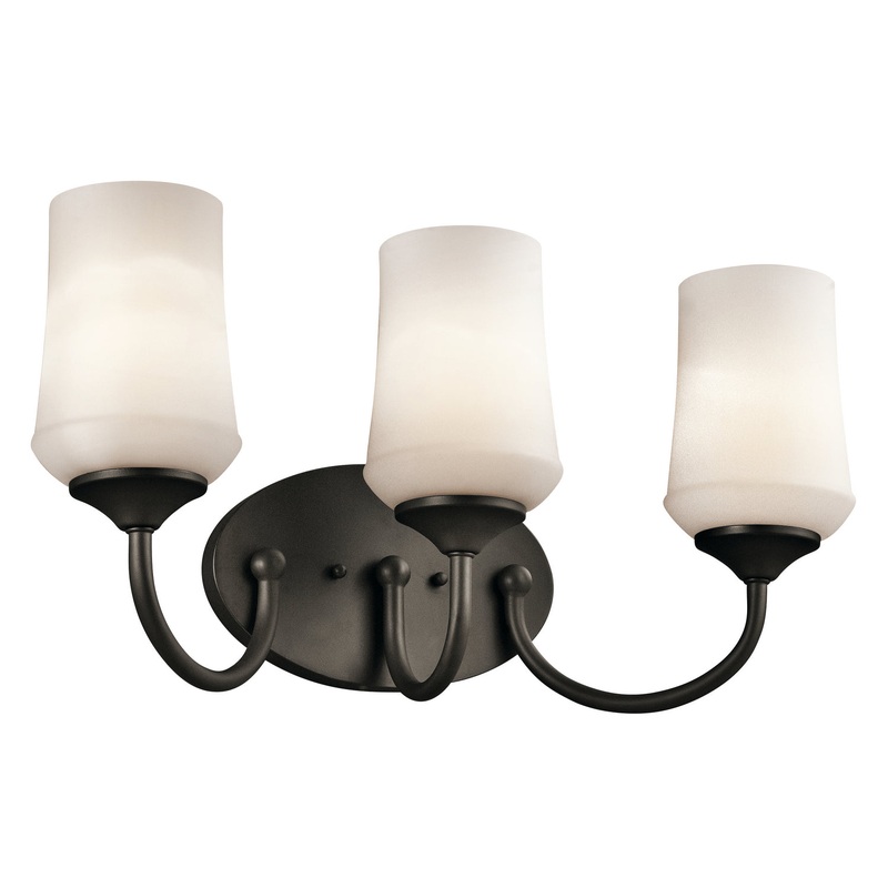 Kichler 45570OZ Aubrey Three Light Bath, Olde Bronze