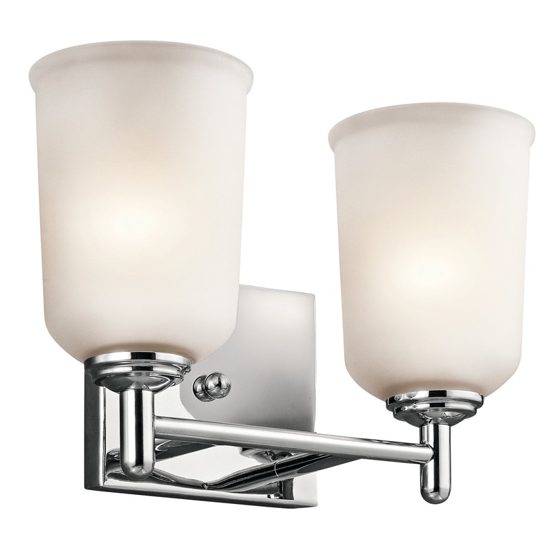 Kichler 45573CH Shailene Two Light Bath, Chrome