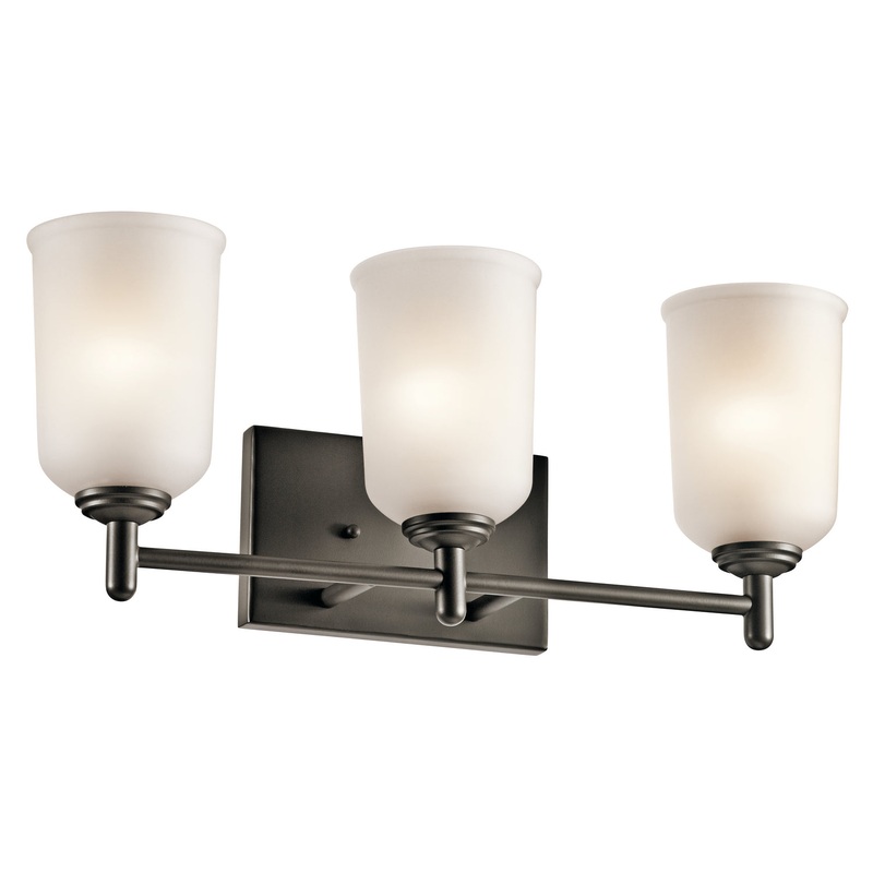 Kichler 45574OZ Shailene Three Light Bath, Olde Bronze