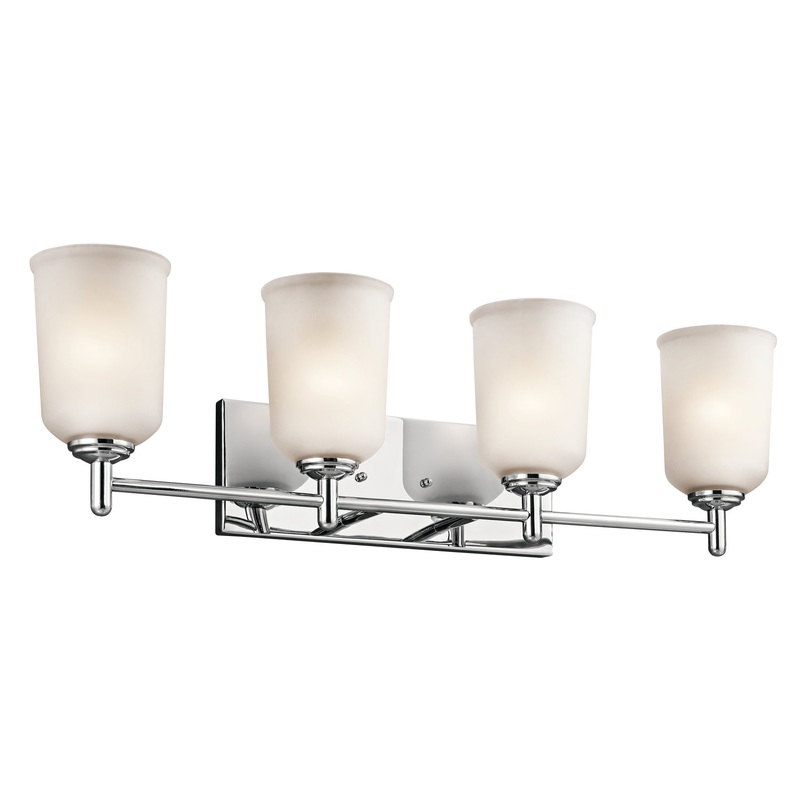 Kichler 45575CH Shailene Four Light Bath, Chrome
