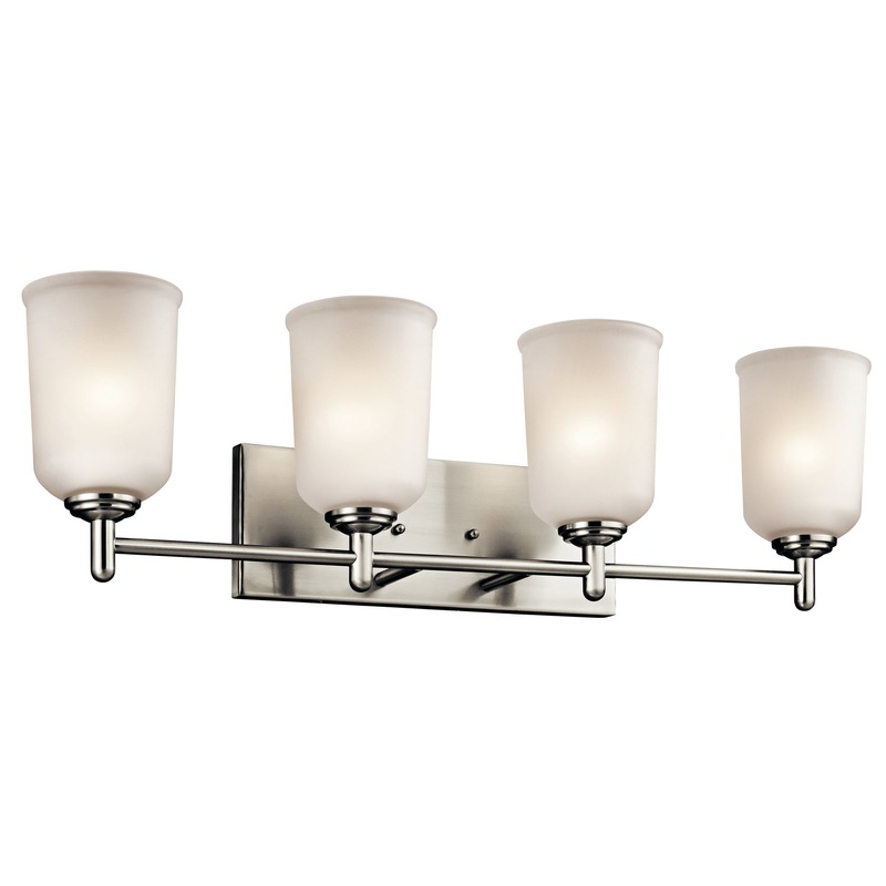 Kichler 45575NI Shailene Four Light Bath, Brushed Nickel