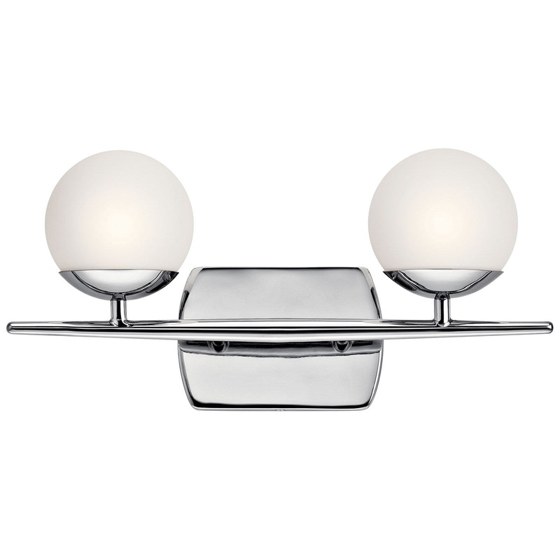 Kichler 45581CH Jasper Two Light Bath, Chrome